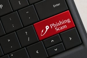 phishing scam concept